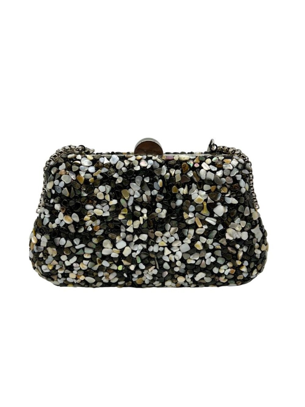 Nina Rock Candy Minaudiere Crystal Life Lock Clutch Bag